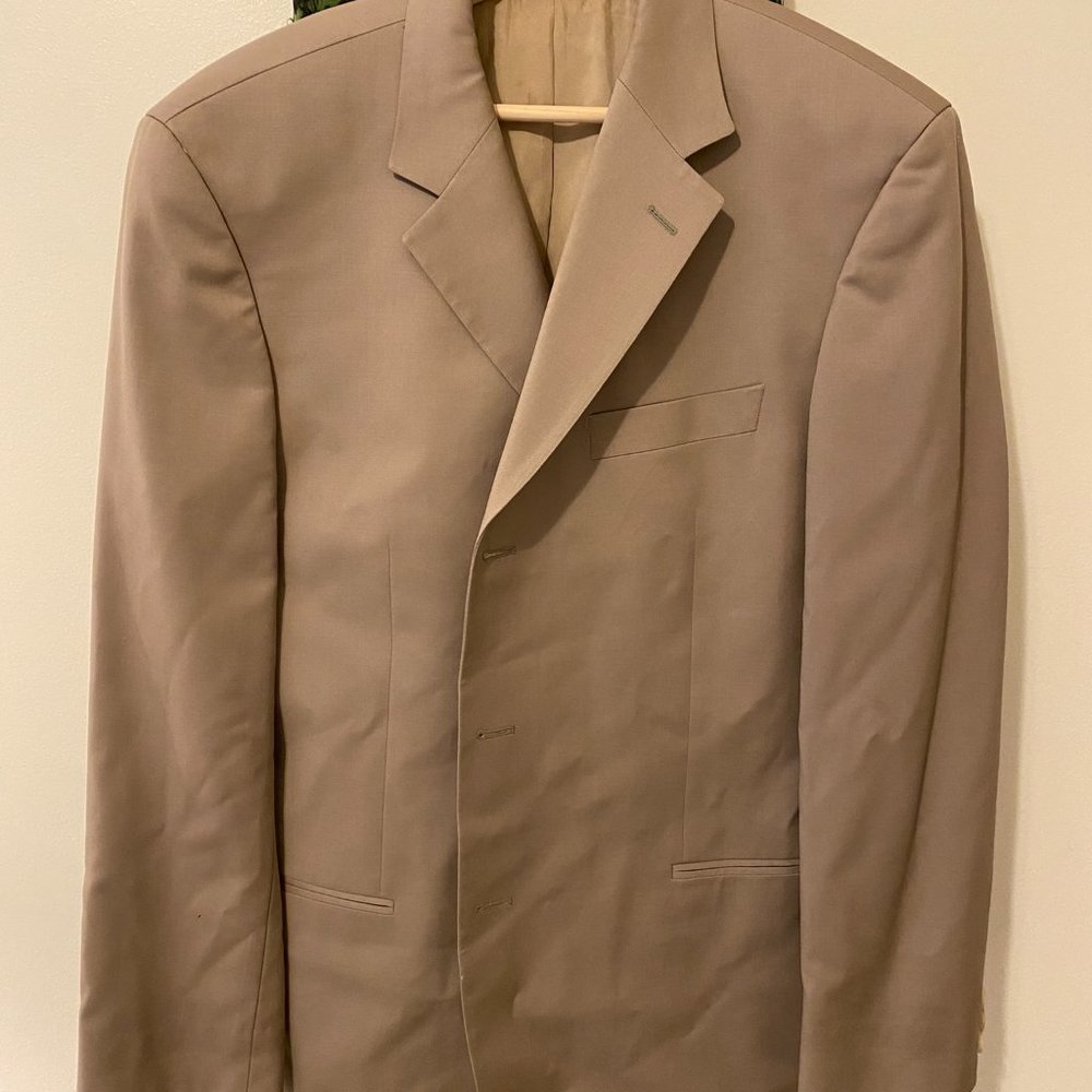 Hugo Boss Suit Jacket/ Blazer - Tan - Excellent Condition - 42S